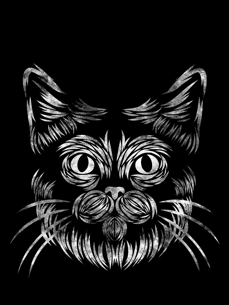 Cat In The Night art print by Marcus Prime for $57.95 CAD