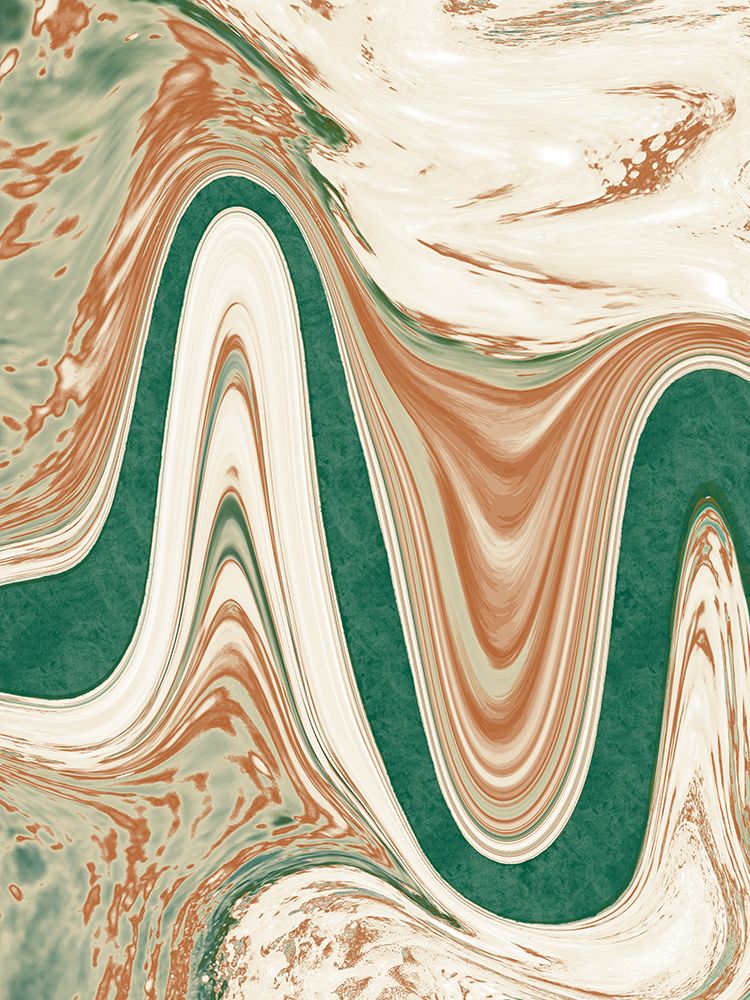 Abstract Emerald Views art print by Marcus Prime for $57.95 CAD
