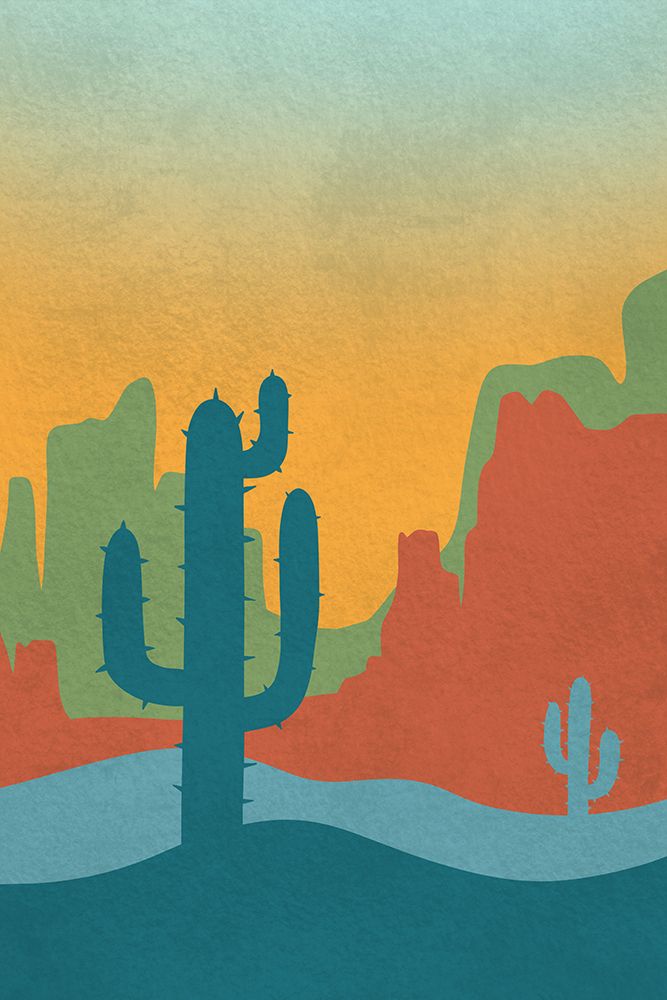 Vibrant Desert art print by Marcus Prime for $57.95 CAD