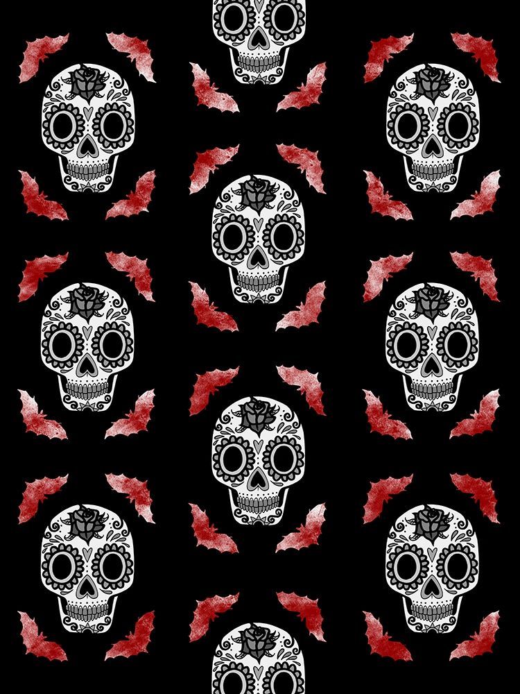 Calavera Walls 2 art print by Marcus Prime for $57.95 CAD