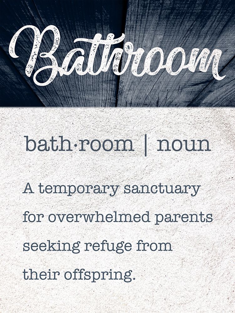 Bathroom Description art print by Marcus Prime for $57.95 CAD