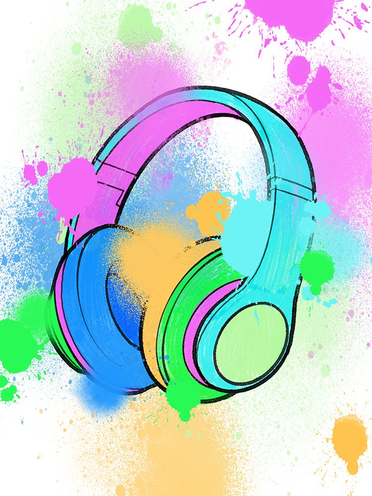 Splattered Sounds 1 art print by Marcus Prime for $57.95 CAD