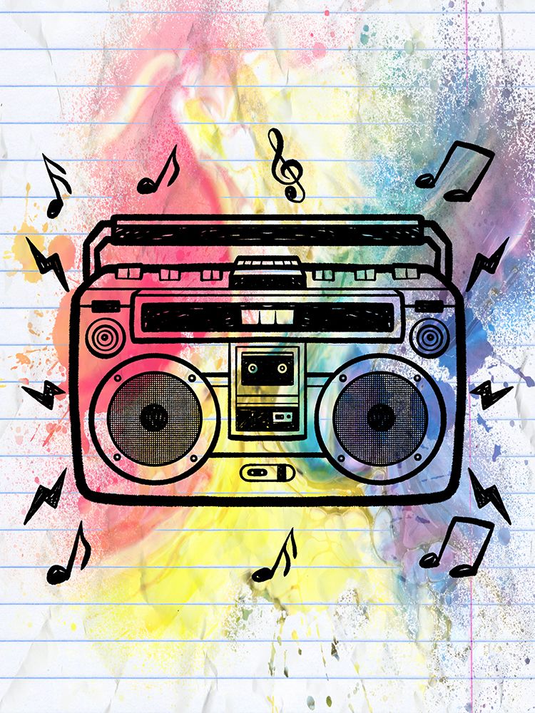 Bursting Sounds 2 art print by Marcus Prime for $57.95 CAD