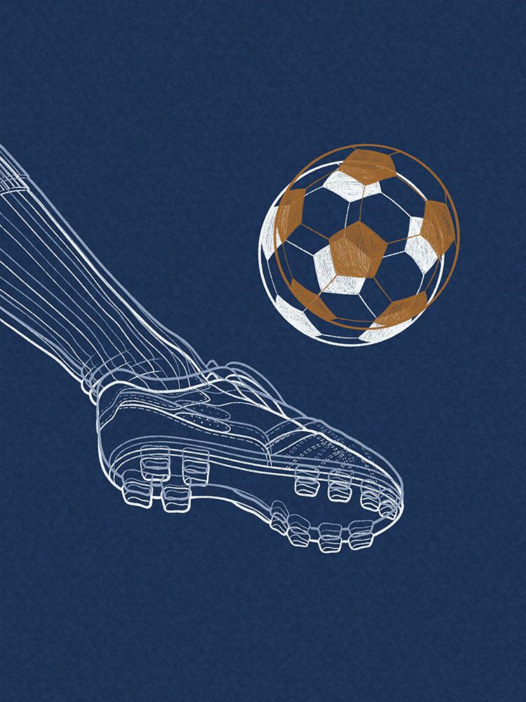 Soccer Lines 1 art print by Marcus Prime for $57.95 CAD