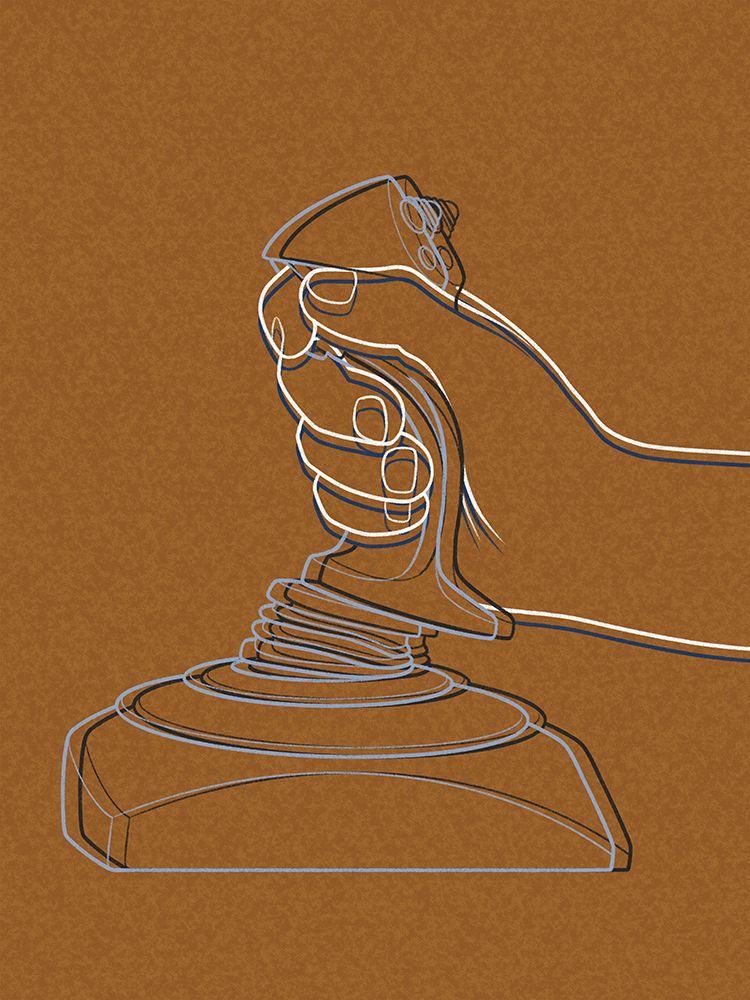 Gaming Lines 2 art print by Marcus Prime for $57.95 CAD