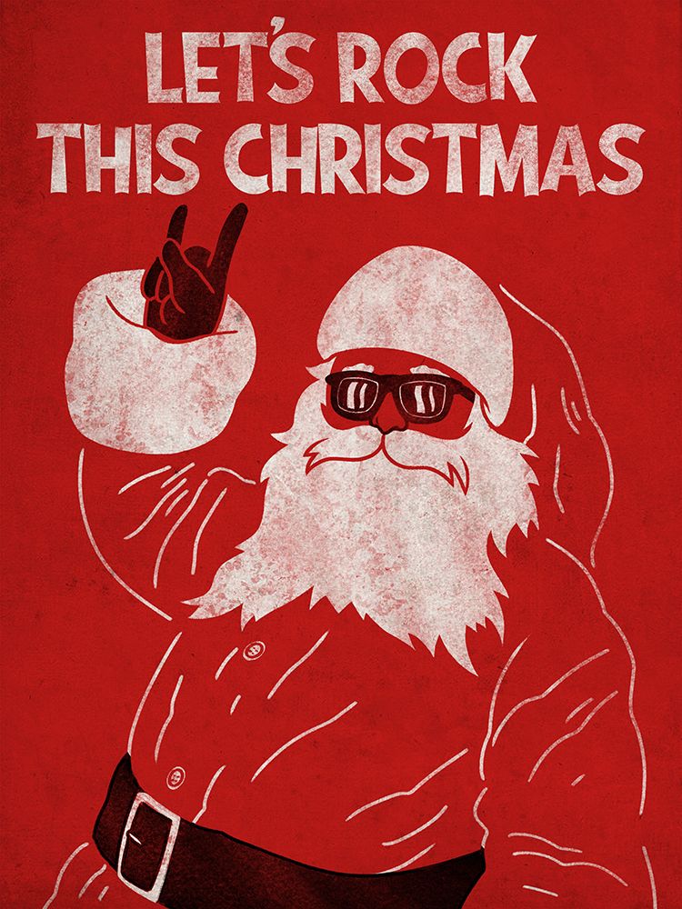 Rocking Santa art print by Marcus Prime for $57.95 CAD