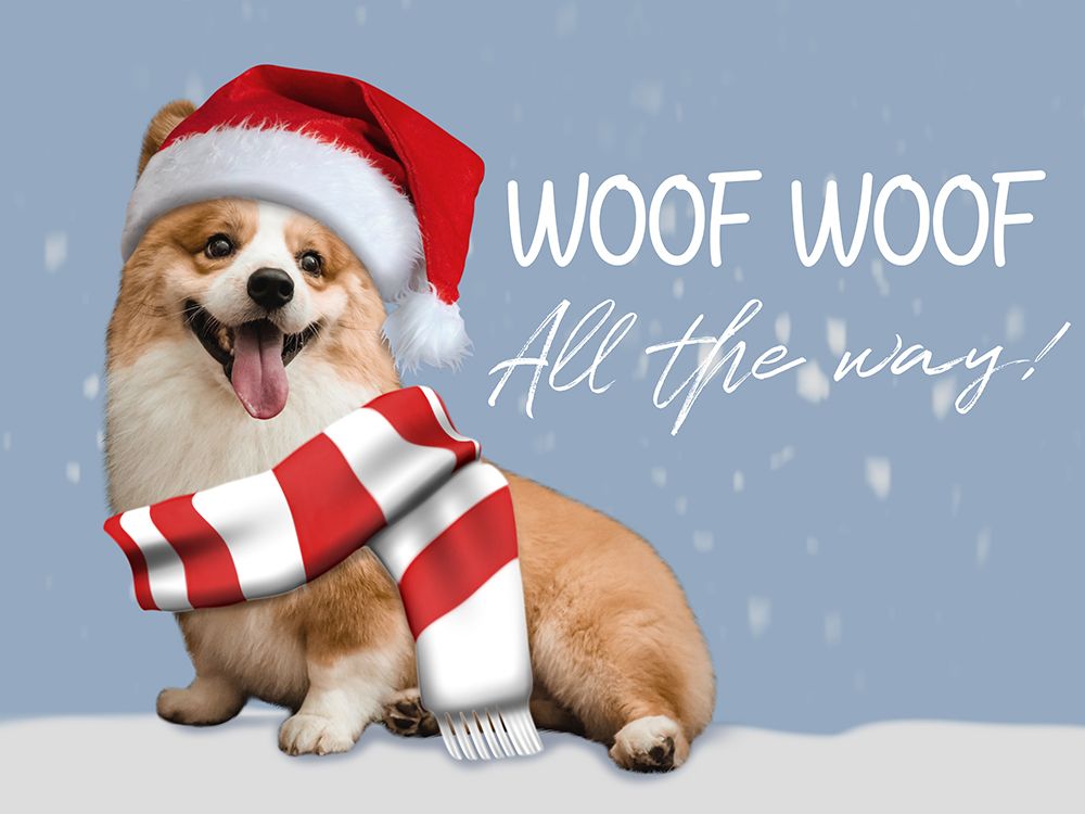 Woof Woof All The Way art print by Marcus Prime for $57.95 CAD