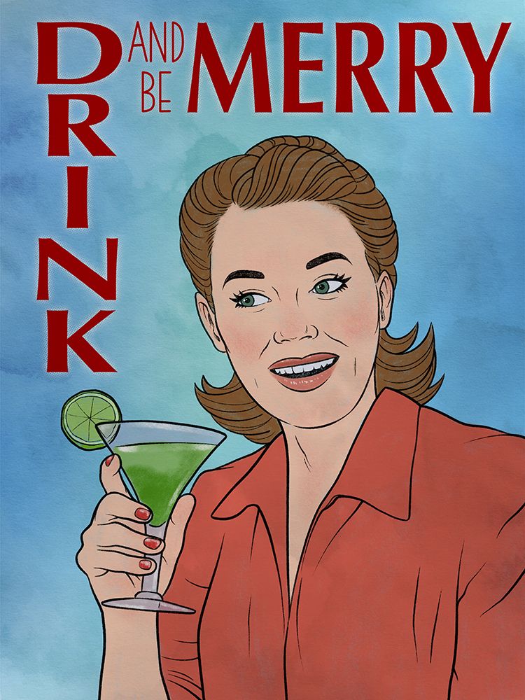 Drink And Be Merry art print by Marcus Prime for $57.95 CAD