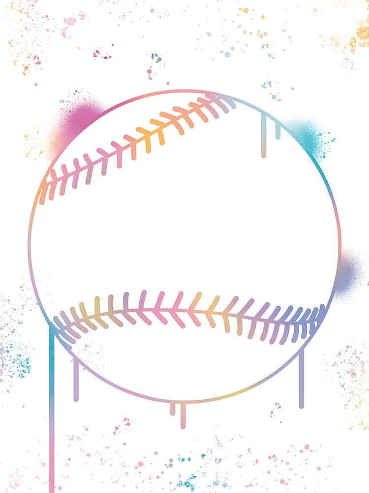 Graffiti Baseball art print by Marcus Prime for $57.95 CAD