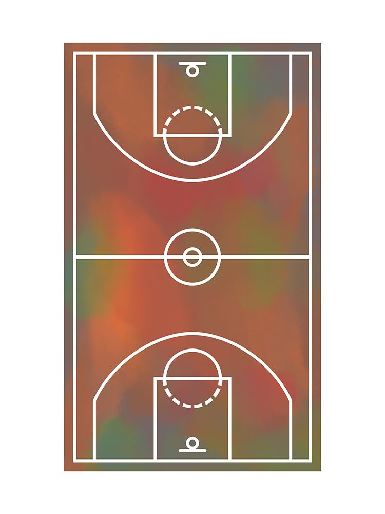 Basketball Court 1 art print by Marcus Prime for $57.95 CAD