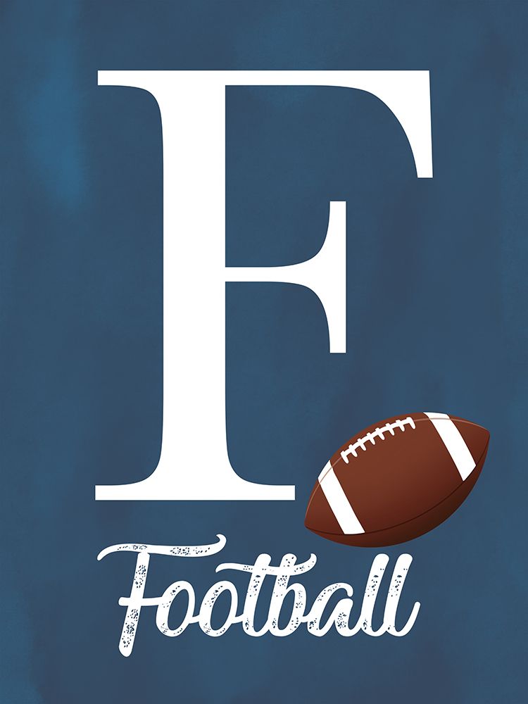 F Is For Football art print by Marcus Prime for $57.95 CAD