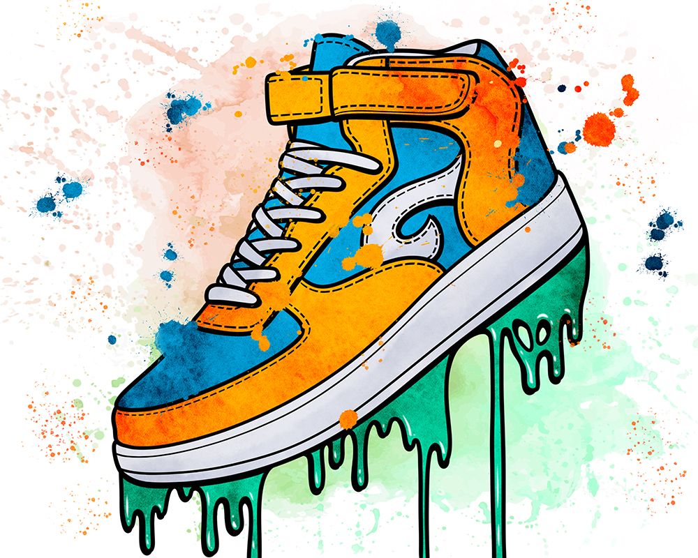 Artsy Sneaker 1 art print by Marcus Prime for $57.95 CAD