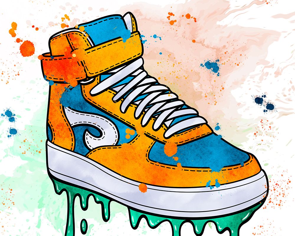 Artsy Sneaker 2 art print by Marcus Prime for $57.95 CAD