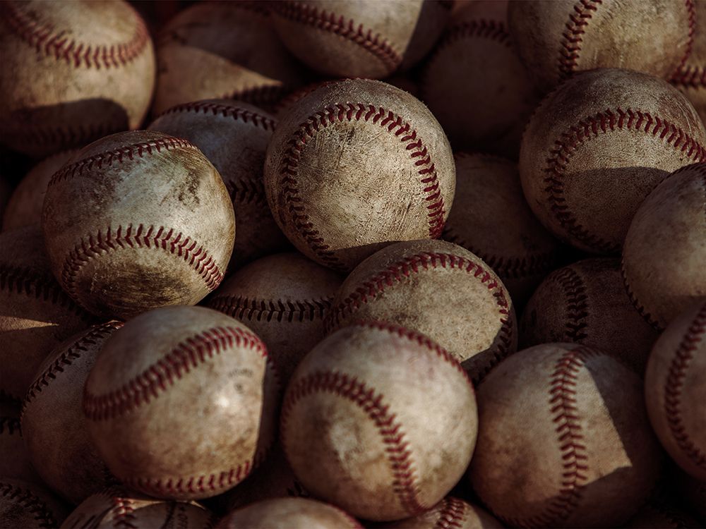 Bin Of Baseballs art print by Marcus Prime for $57.95 CAD