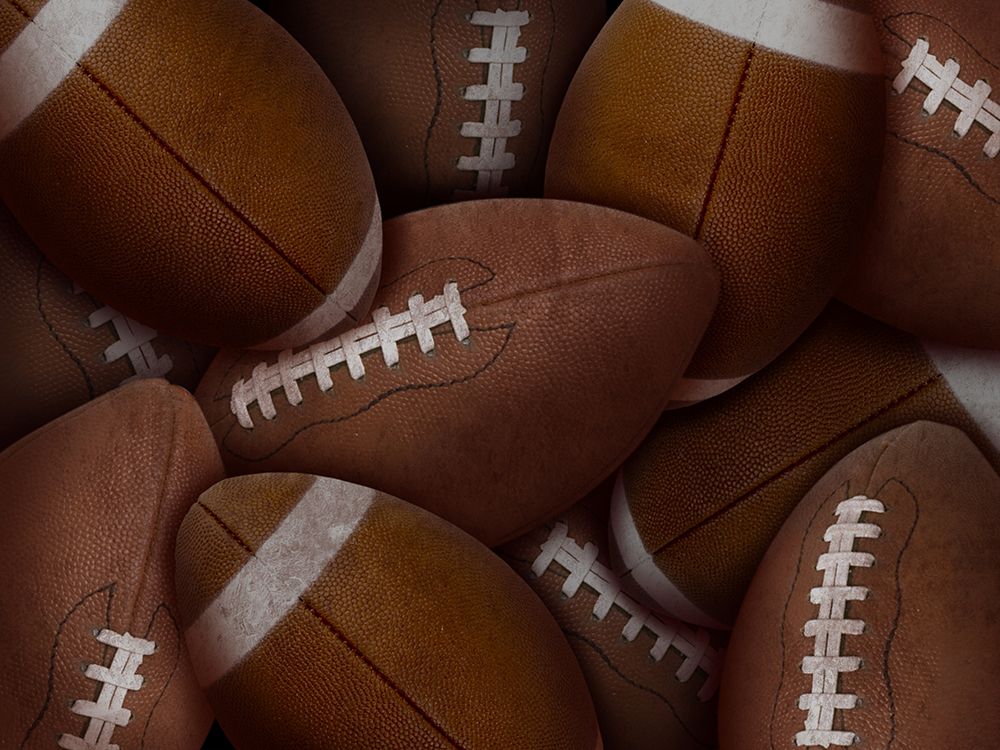 Bin Of Footballs 1 art print by Marcus Prime for $57.95 CAD