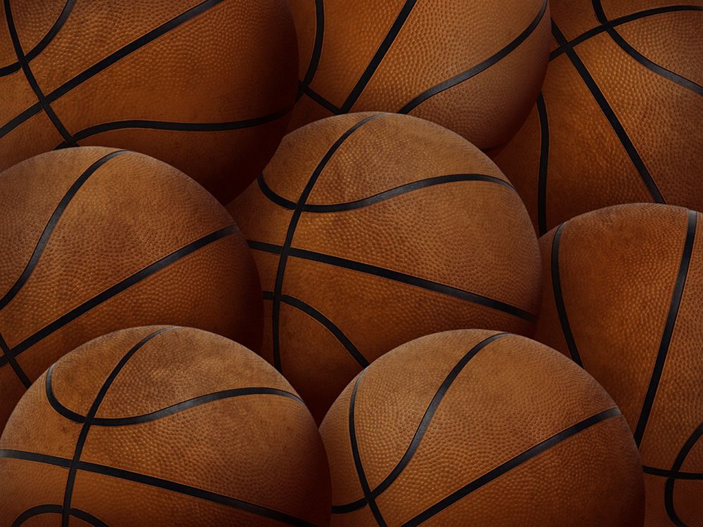 Bin Of Basketballs art print by Marcus Prime for $57.95 CAD