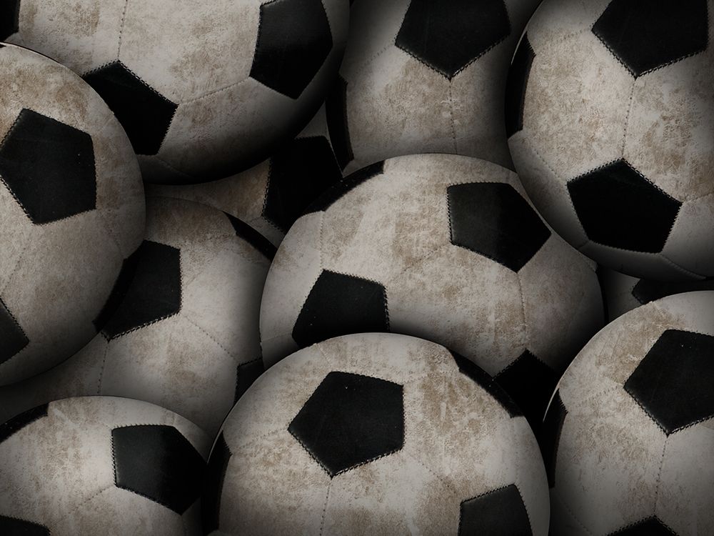 Bin Of Soccer Balls art print by Marcus Prime for $57.95 CAD