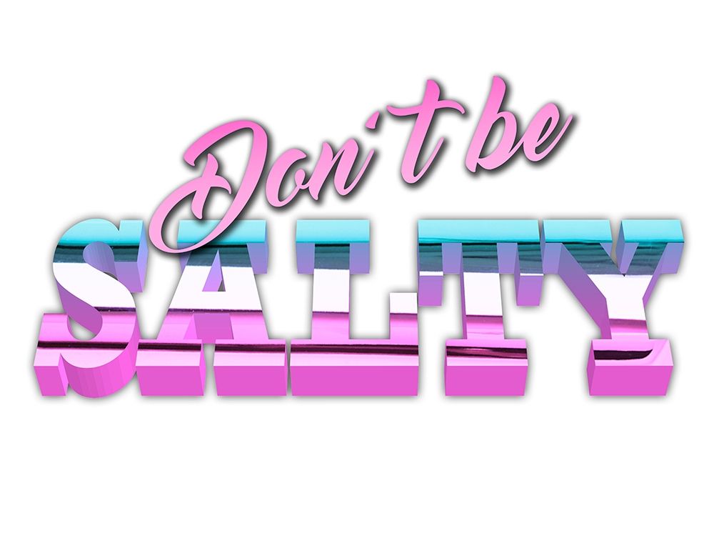 Dont Be Salty art print by Marcus Prime for $57.95 CAD