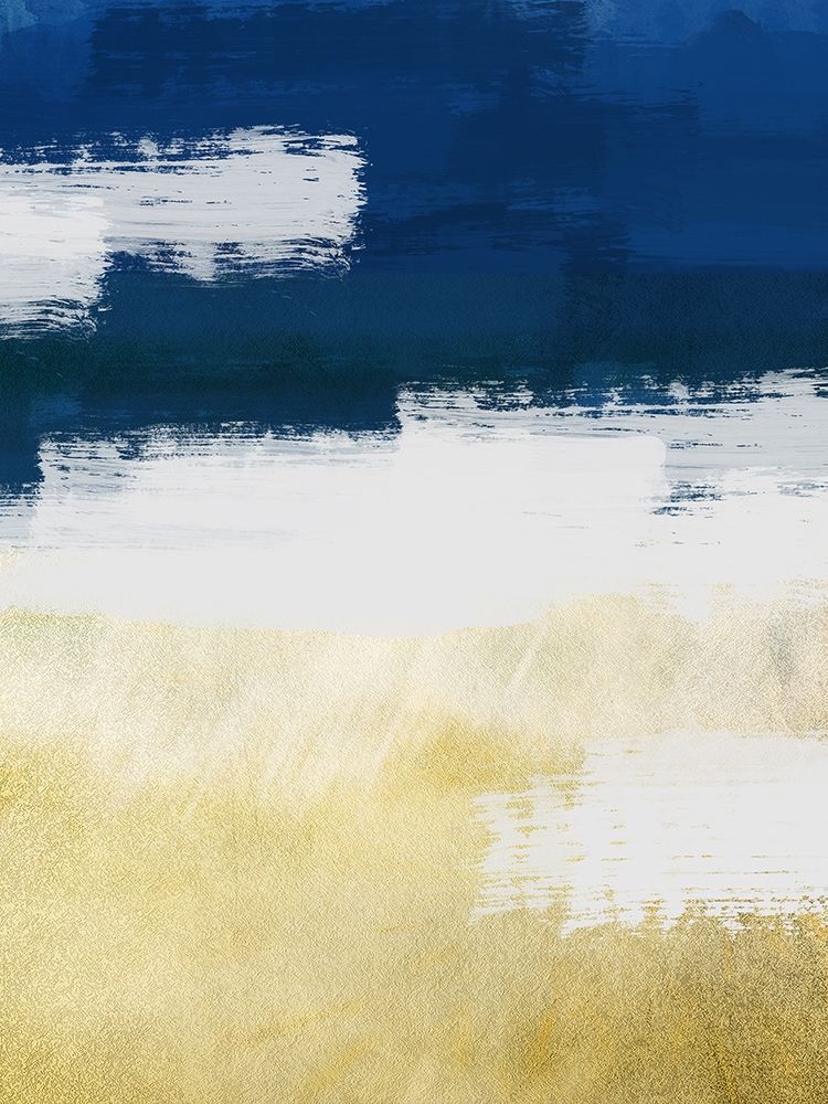 Gold Indigo Shuffle 2 art print by Marcus Prime for $57.95 CAD