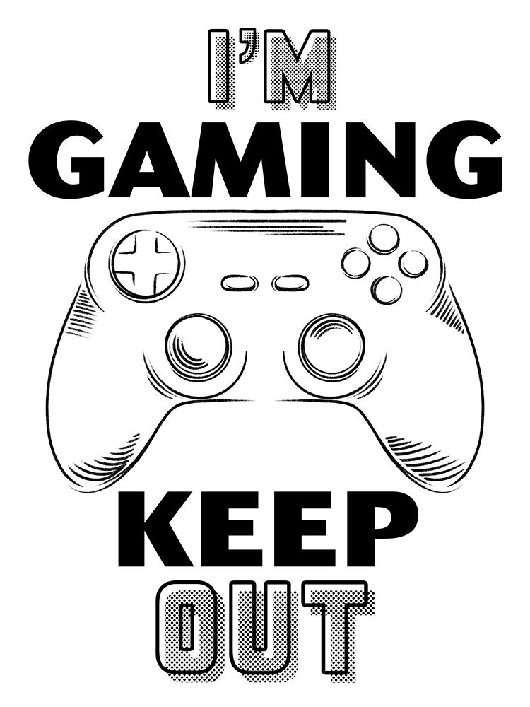 Im Gaming Inverted art print by Marcus Prime for $57.95 CAD