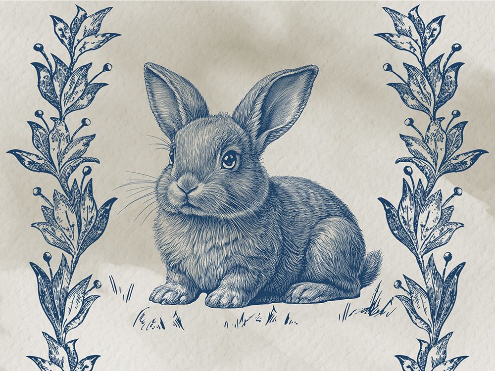 Cute Bunny art print by Marcus Prime for $57.95 CAD