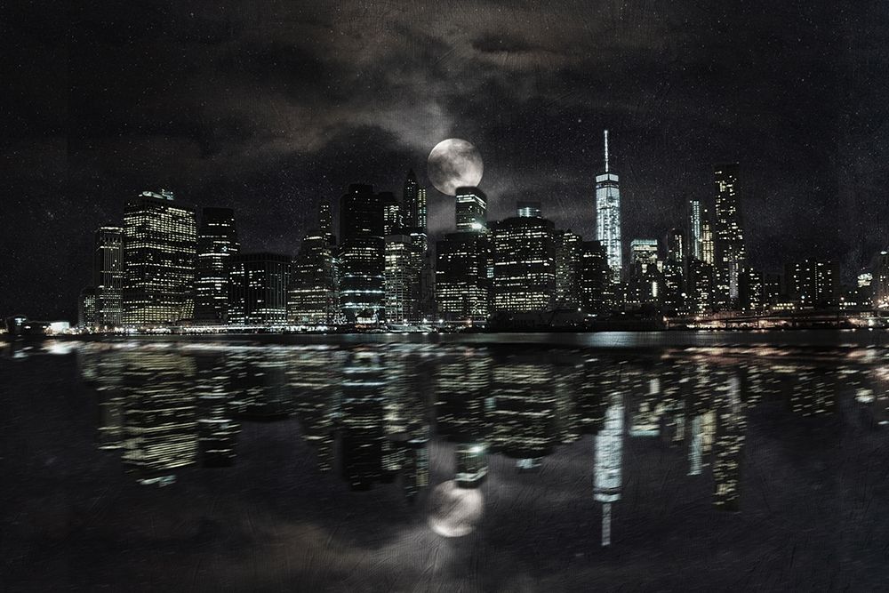 Full Moon NYC art print by Marcus Prime for $57.95 CAD