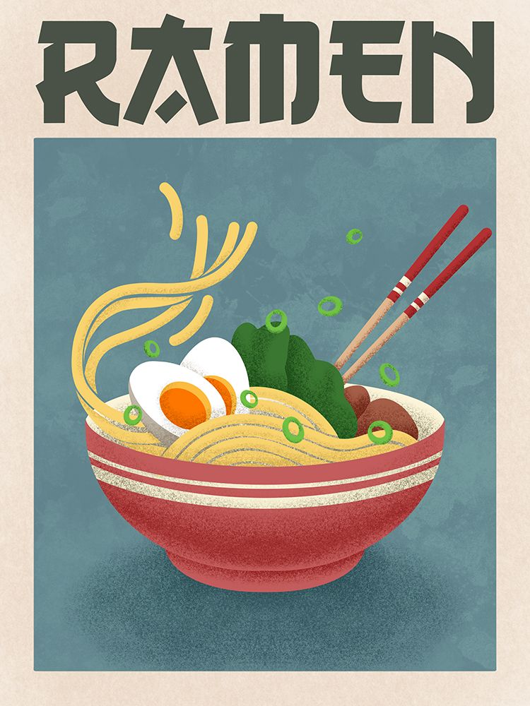 Delicious Ramen art print by Marcus Prime for $57.95 CAD