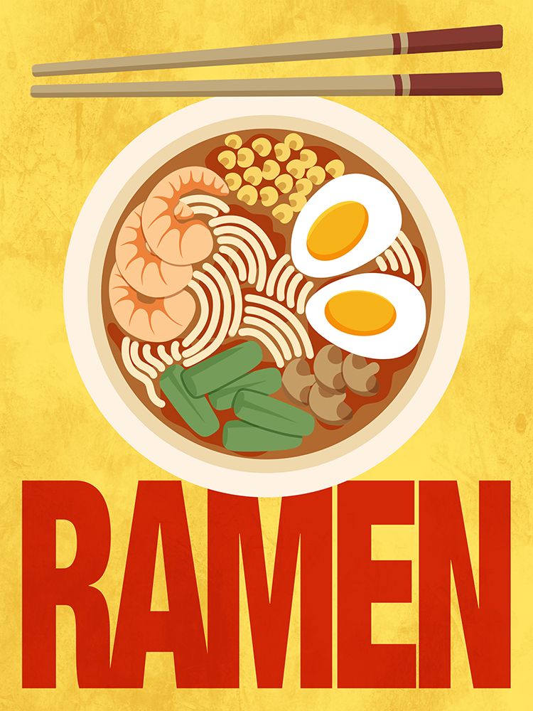 Ramen And Chopsticks art print by Marcus Prime for $57.95 CAD