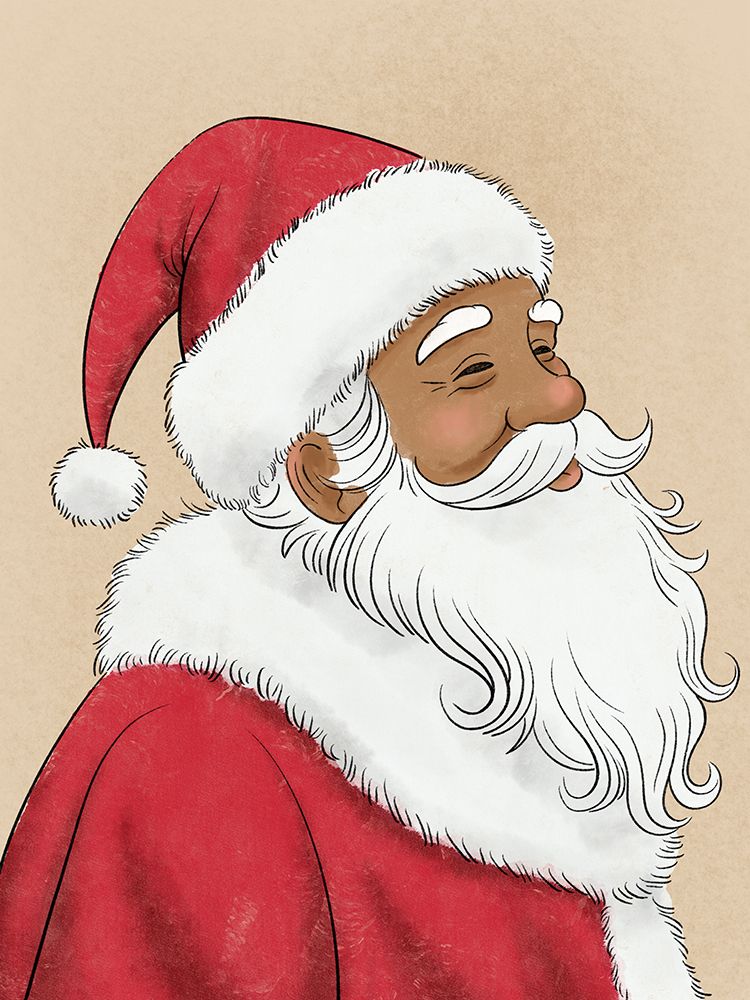 Joyful Santa 2 art print by Marcus Prime for $57.95 CAD