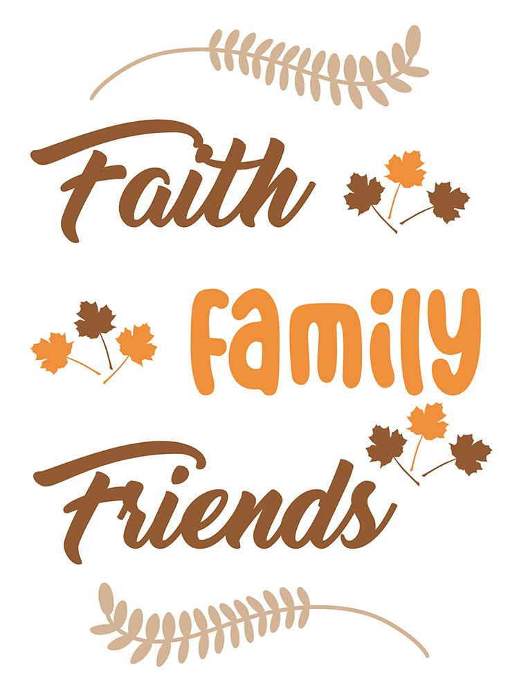 Faith Family Friends art print by Marcus Prime for $57.95 CAD