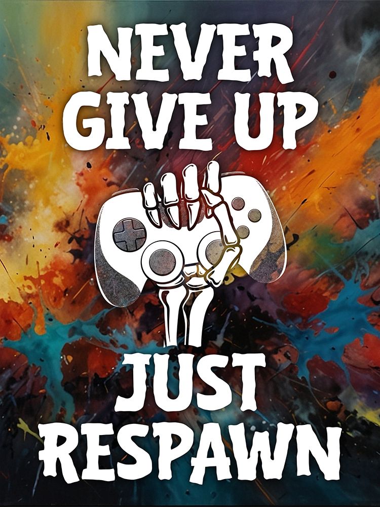 Never Give Up art print by Marcus Prime for $57.95 CAD