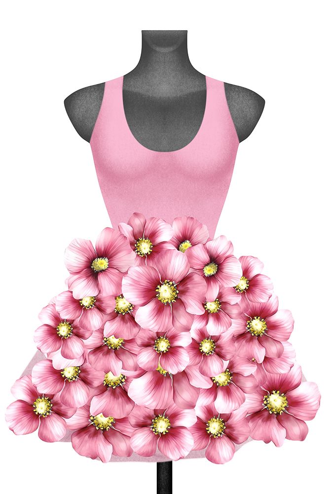 Floral Dress art print by Marcus Prime for $57.95 CAD