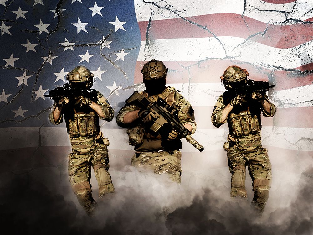 American Soldiers art print by Marcus Prime for $57.95 CAD