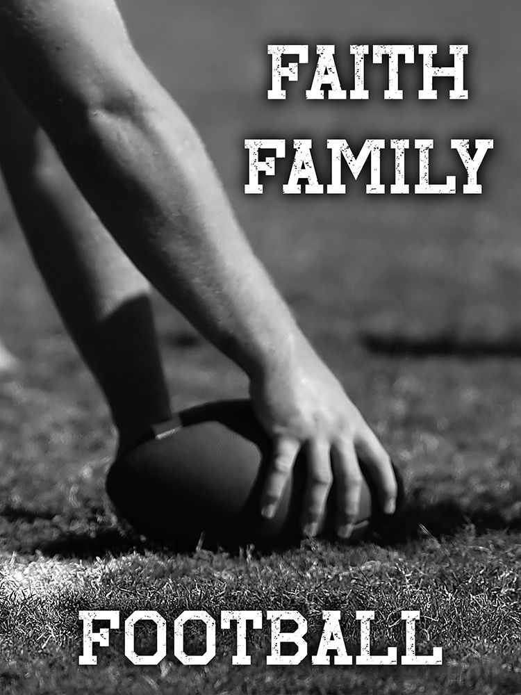Faith Family Football art print by Marcus Prime for $57.95 CAD