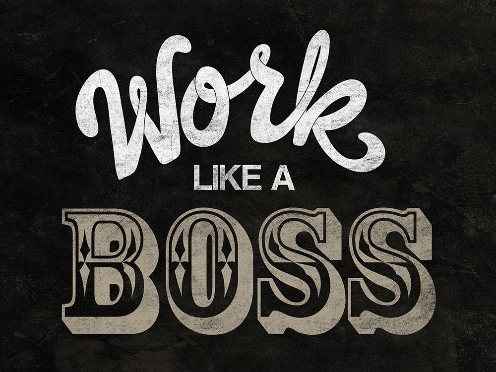 Work Boss art print by Marcus Prime for $57.95 CAD