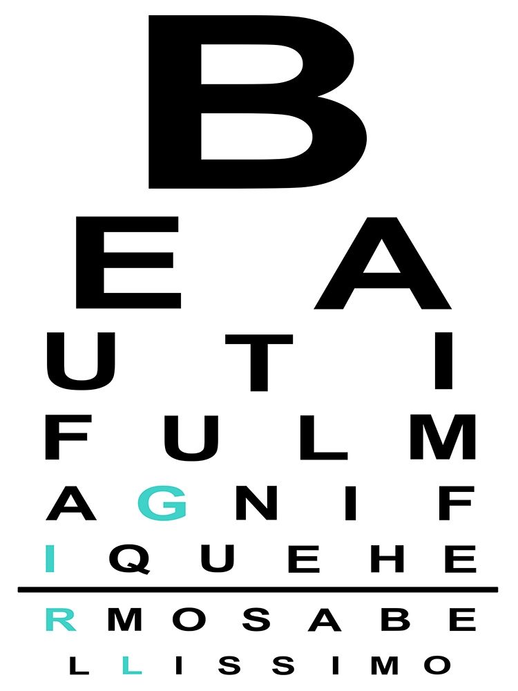 Beauty Chart art print by Marcus Prime for $57.95 CAD