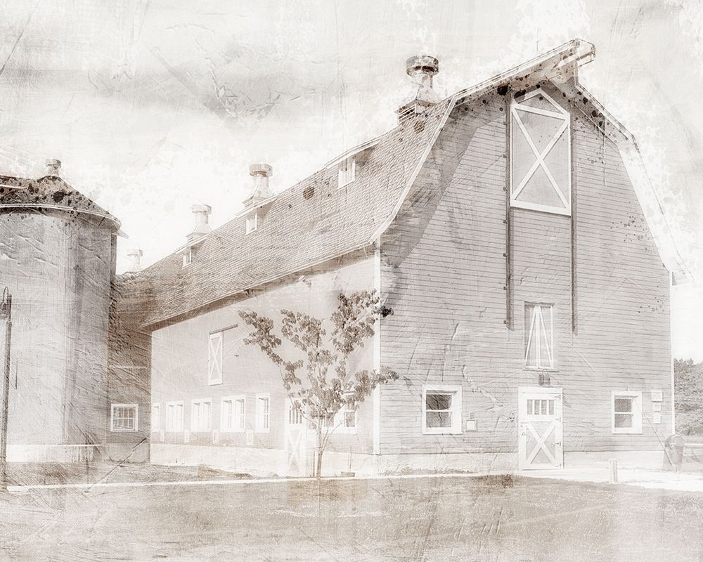 White Washed Grange art print by Marcus Prime for $57.95 CAD