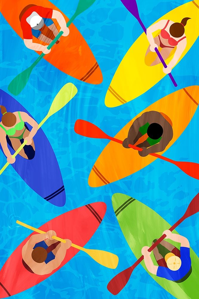 Kayak Traffic 2 art print by Marcus Prime for $57.95 CAD