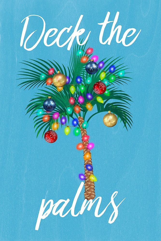 Deck The Palms art print by Marcus Prime for $57.95 CAD