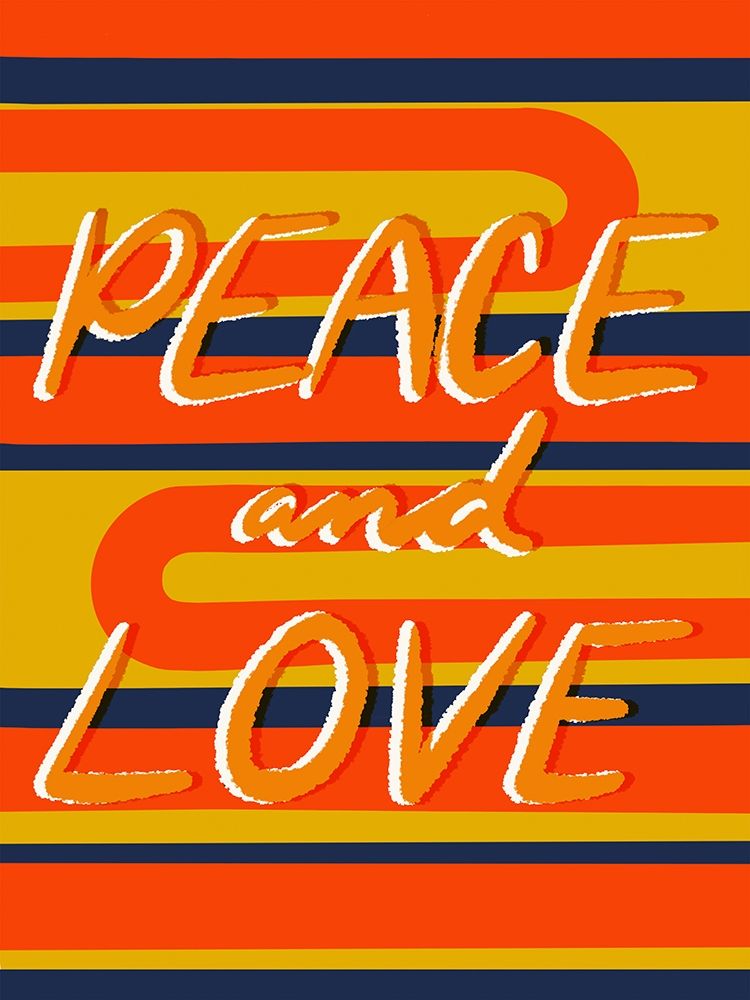 Peace And Love 1 art print by Marcus Prime for $57.95 CAD
