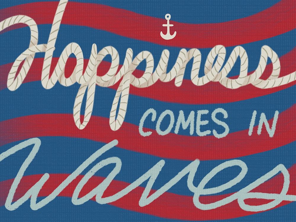 Wavy Happiness 1 art print by Marcus Prime for $57.95 CAD