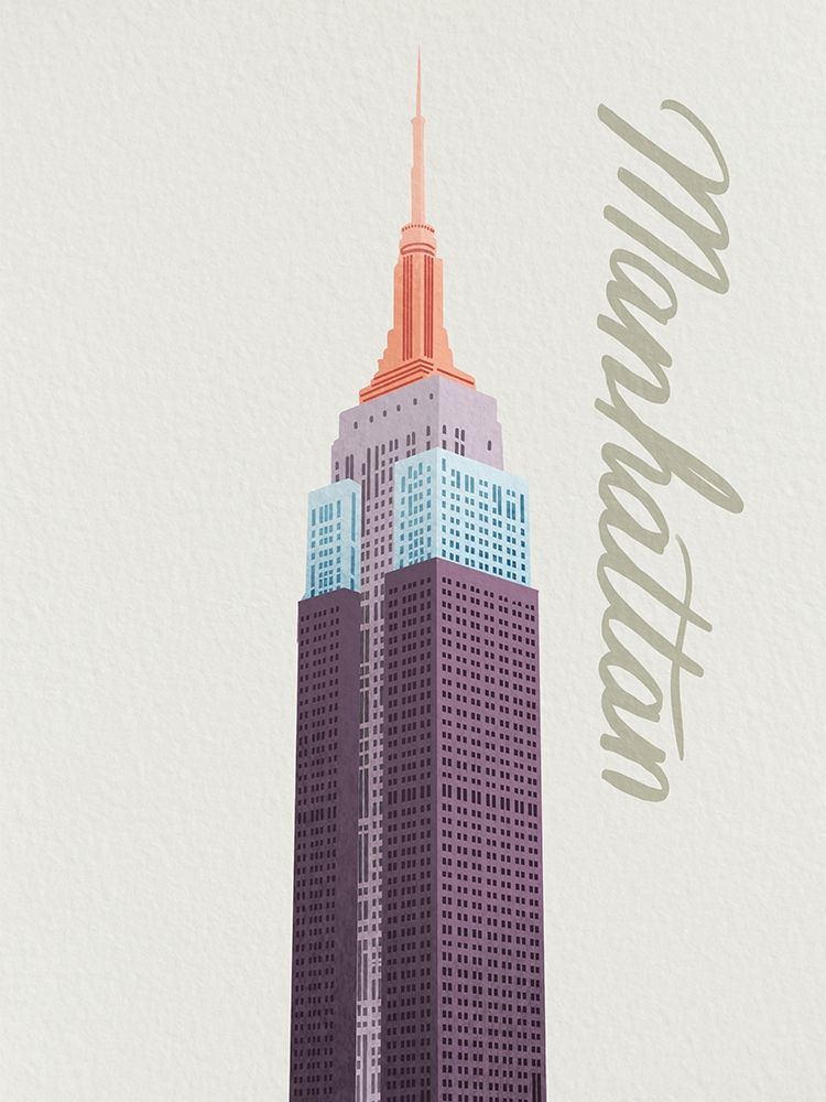 Colorful Manhattan 1 art print by Marcus Prime for $57.95 CAD