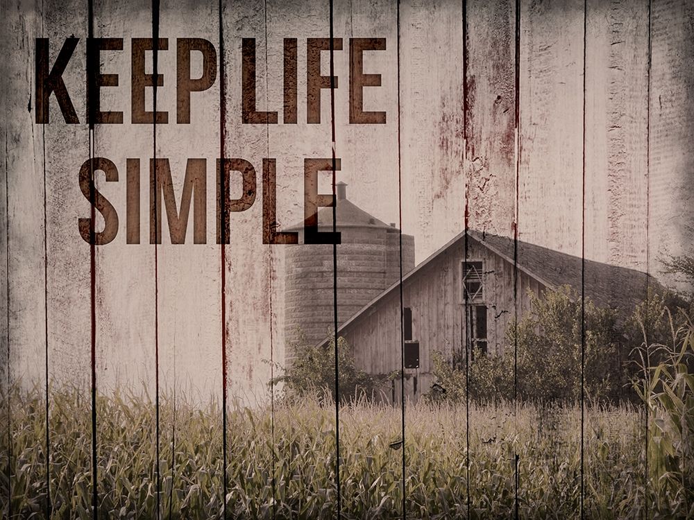 Keep Life Simple 1 art print by Marcus Prime for $57.95 CAD