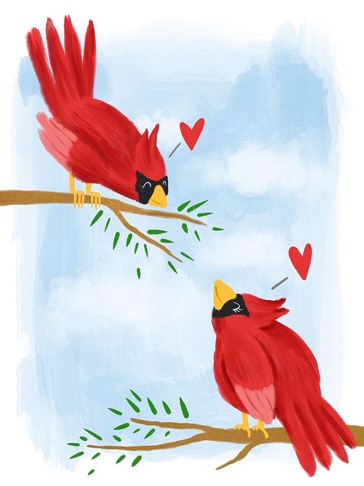 Love Birds 1 art print by Marcus Prime for $57.95 CAD