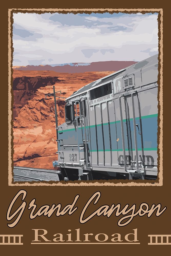 Grand Canyon Railroad 1 art print by Marcus Prime for $57.95 CAD