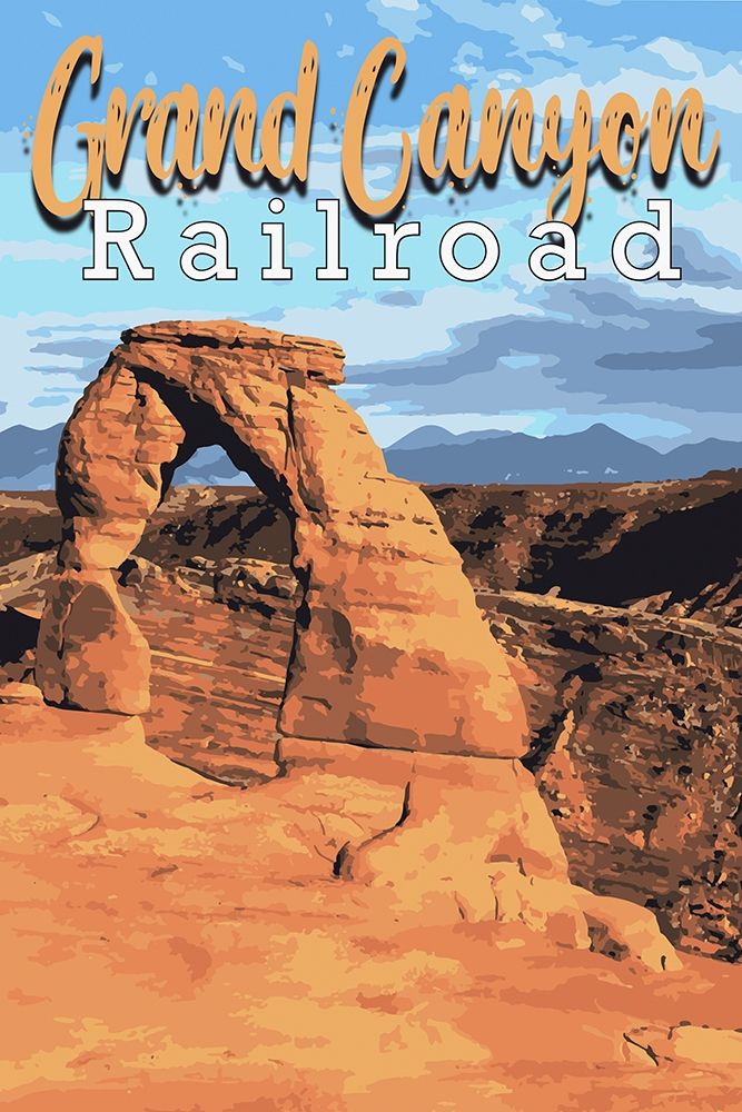 Grand Canyon Railroad 2 art print by Marcus Prime for $57.95 CAD