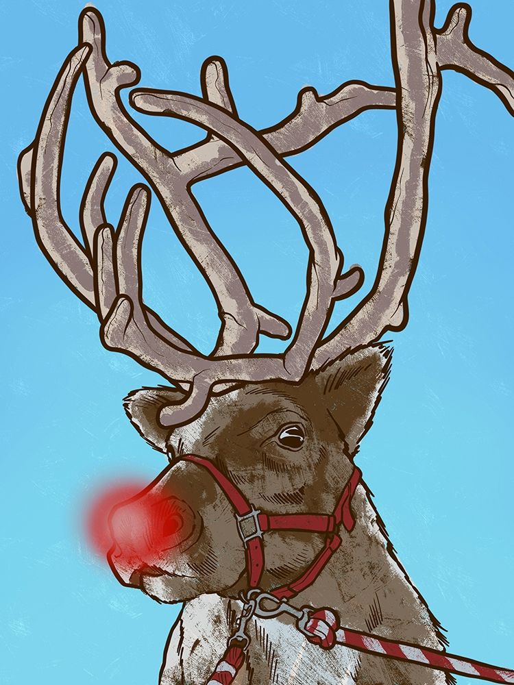 Santas Friend art print by Marcus Prime for $57.95 CAD