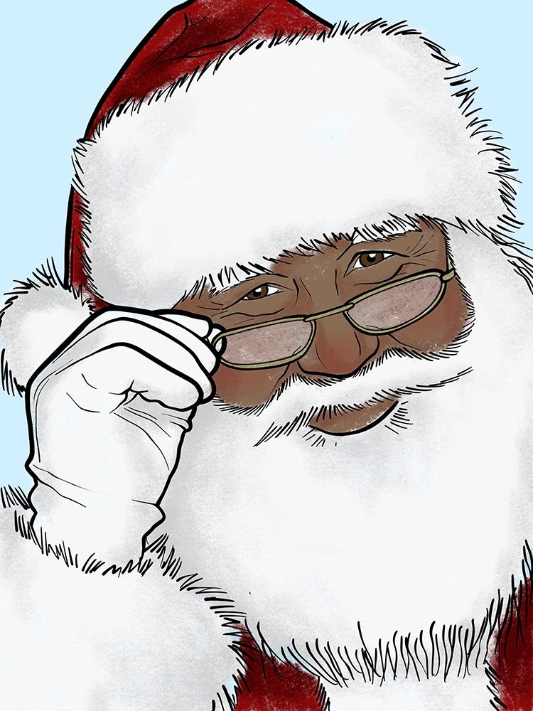 Santas Watching 2 art print by Marcus Prime for $57.95 CAD