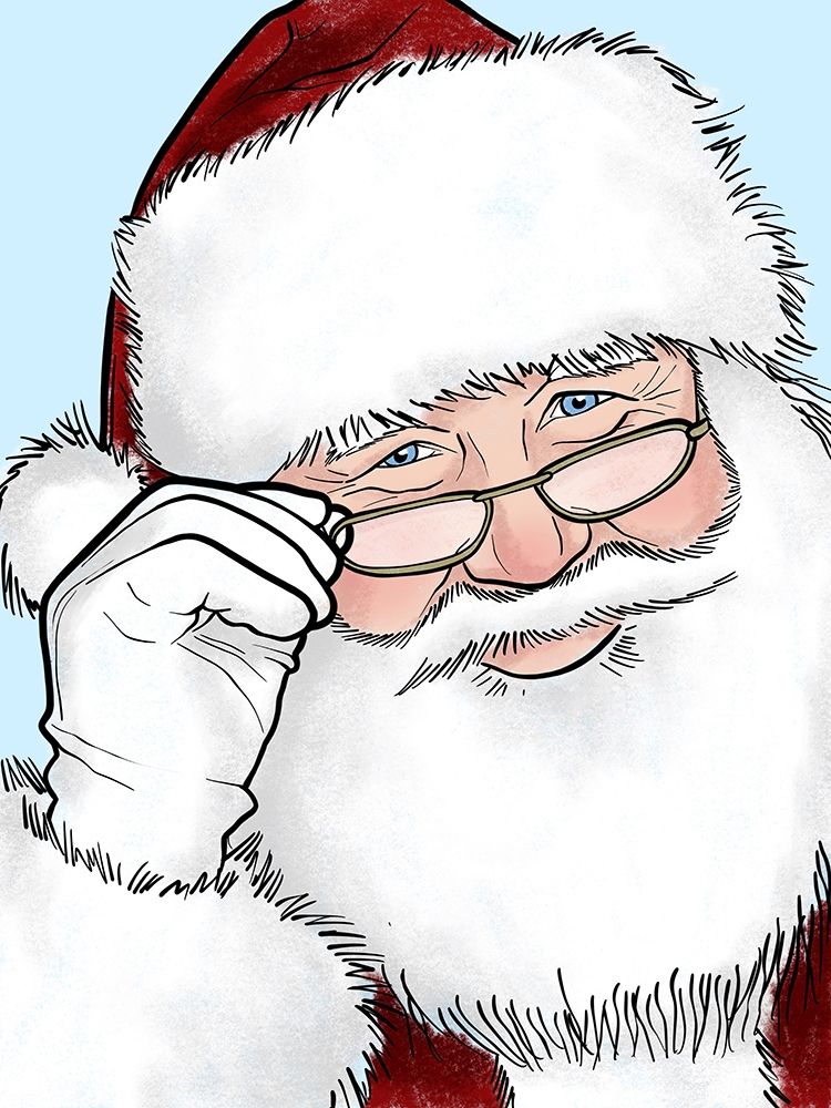 Santas Watching 1 art print by Marcus Prime for $57.95 CAD