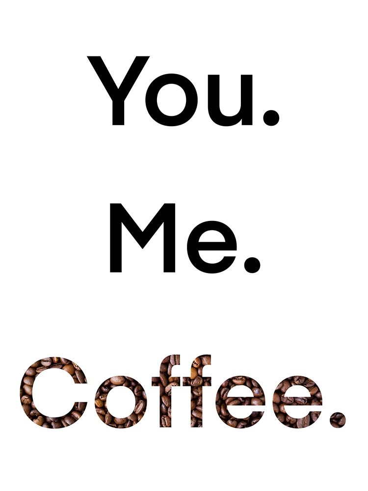 You Me Coffee art print by Marcus Prime for $57.95 CAD